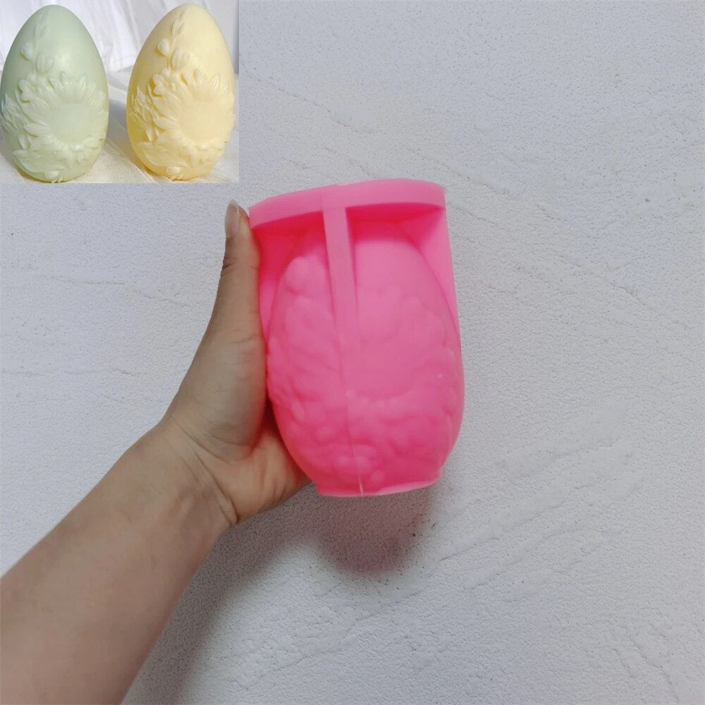 Floral Butterfly Egg Candle Mould