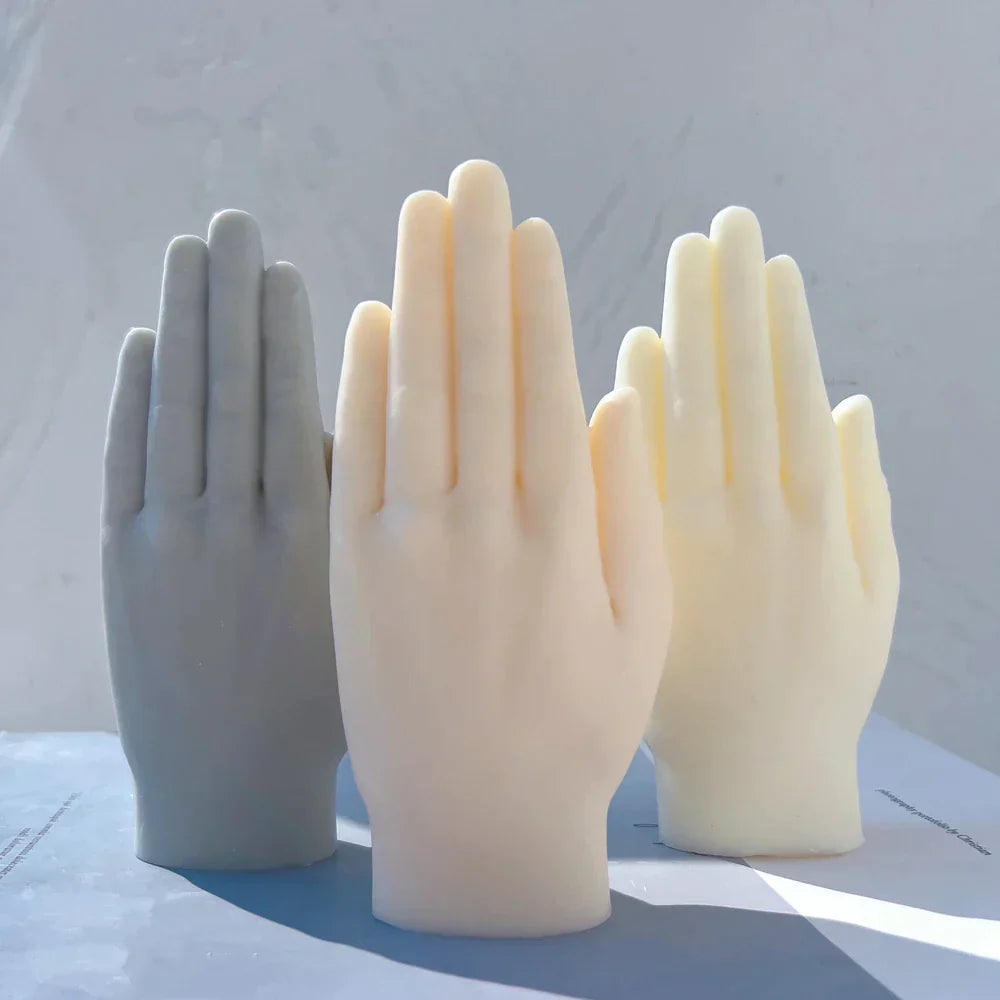 Palmistry Hand Sculpture Candle Mould