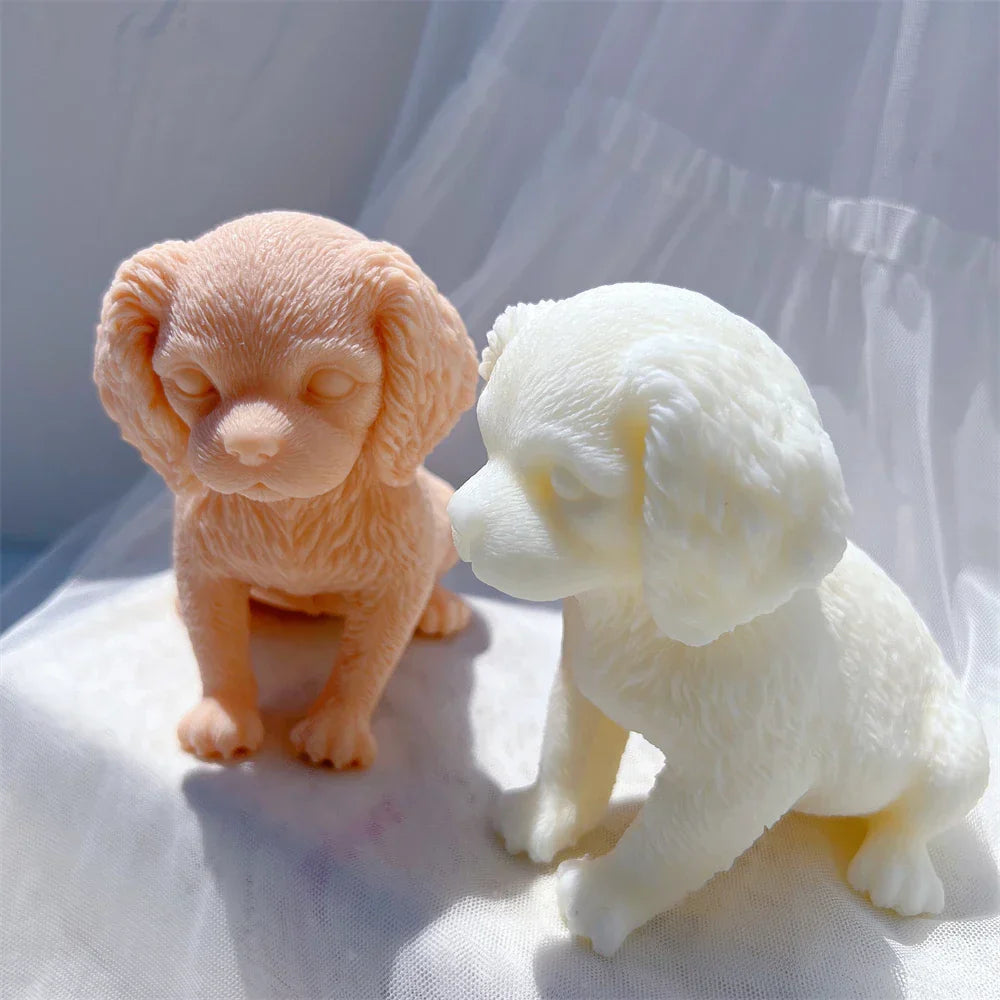 Cavalier King Charles Spaniel Dog Candle Mould