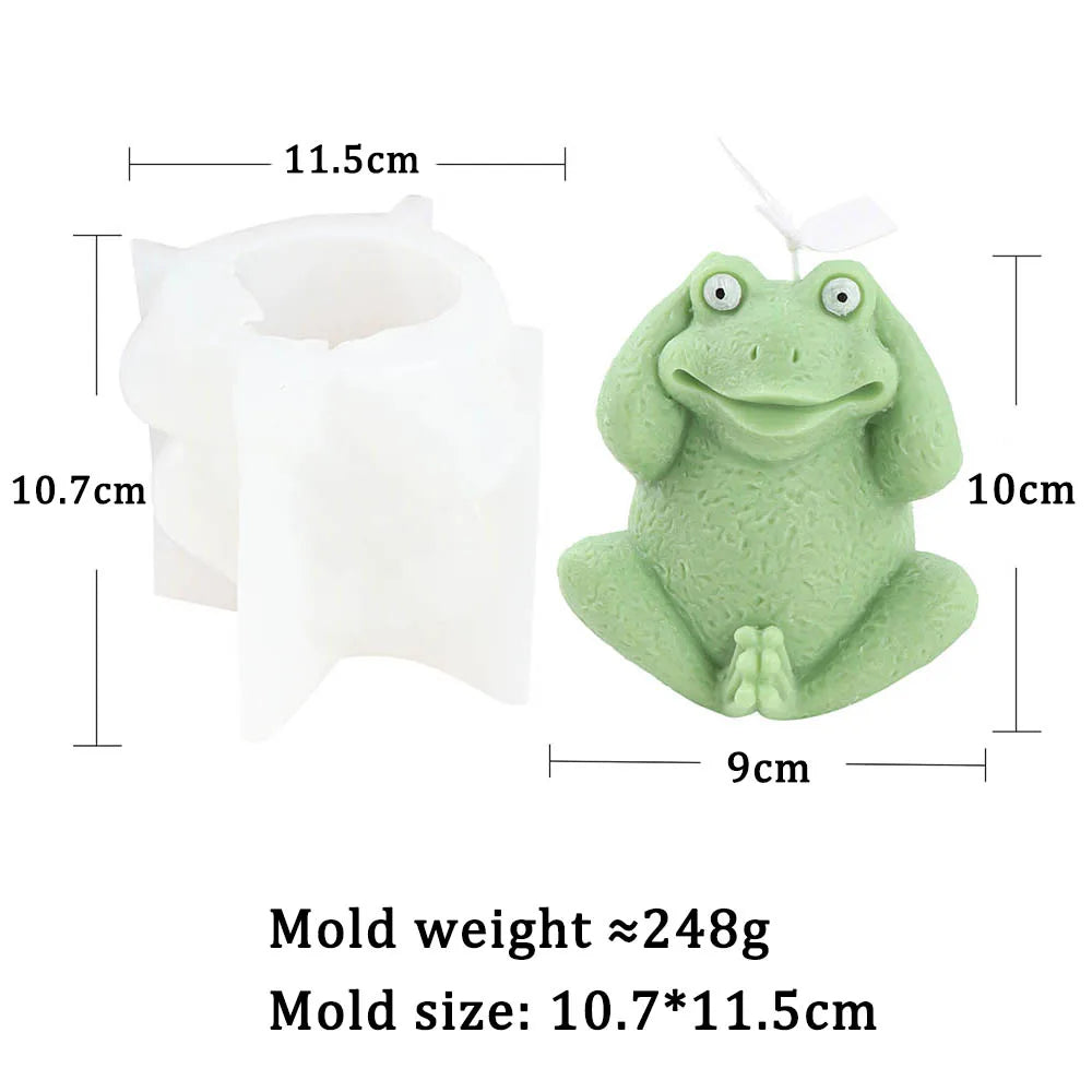 Silly Frog Candle Mould