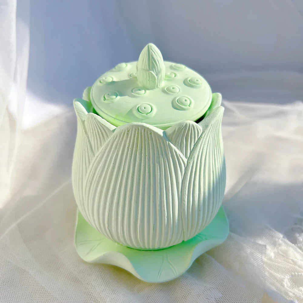 Lotus Tea Light Holder Silicone Mould