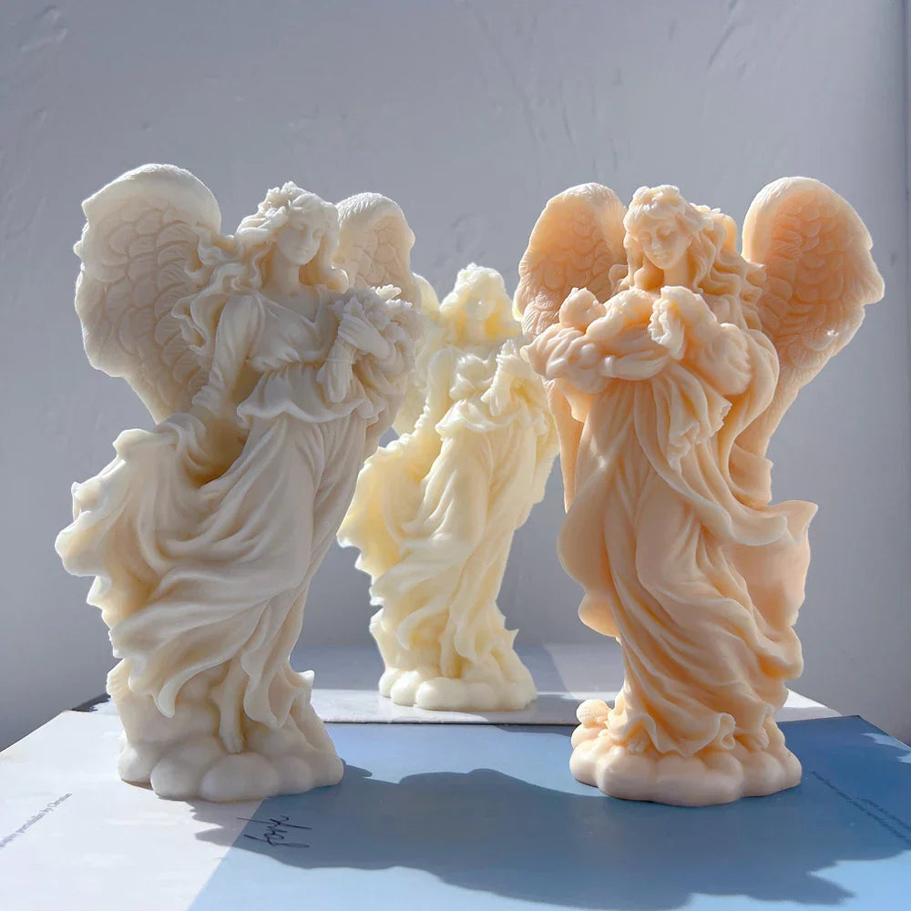 Guardian Angel & Angel of Grace Candle Mould