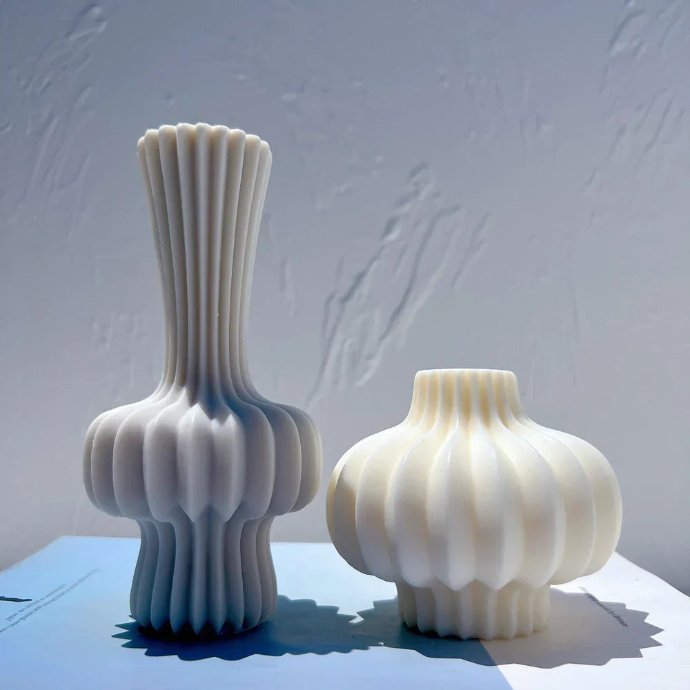 Roman Cylindrical Pillar Silicone Candle Mould