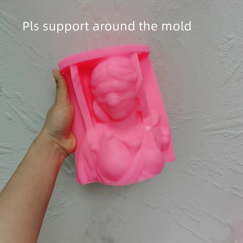 Lady Justice Candle Mould