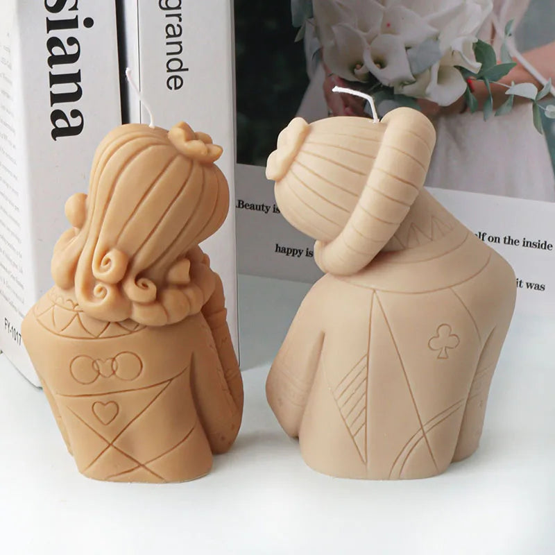 Wine Smelling Poker Male and Female Candle Mould DIY