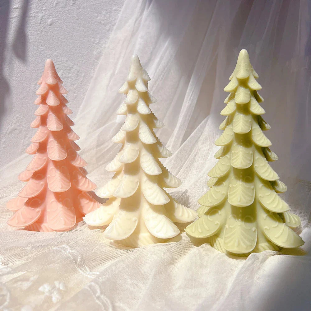 Taper Christmas Tree Silicone Candle moulds