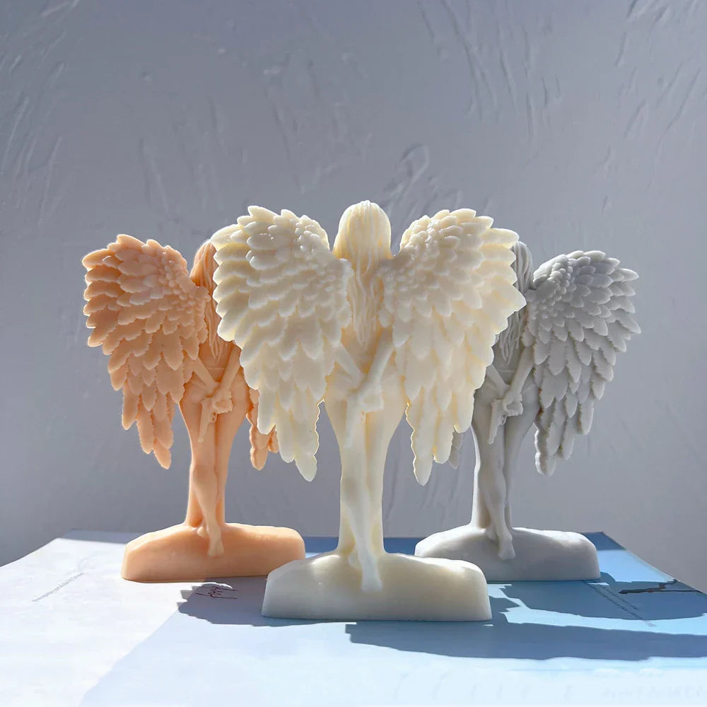 Fearless Guardian Angel Candle Silicone Mould