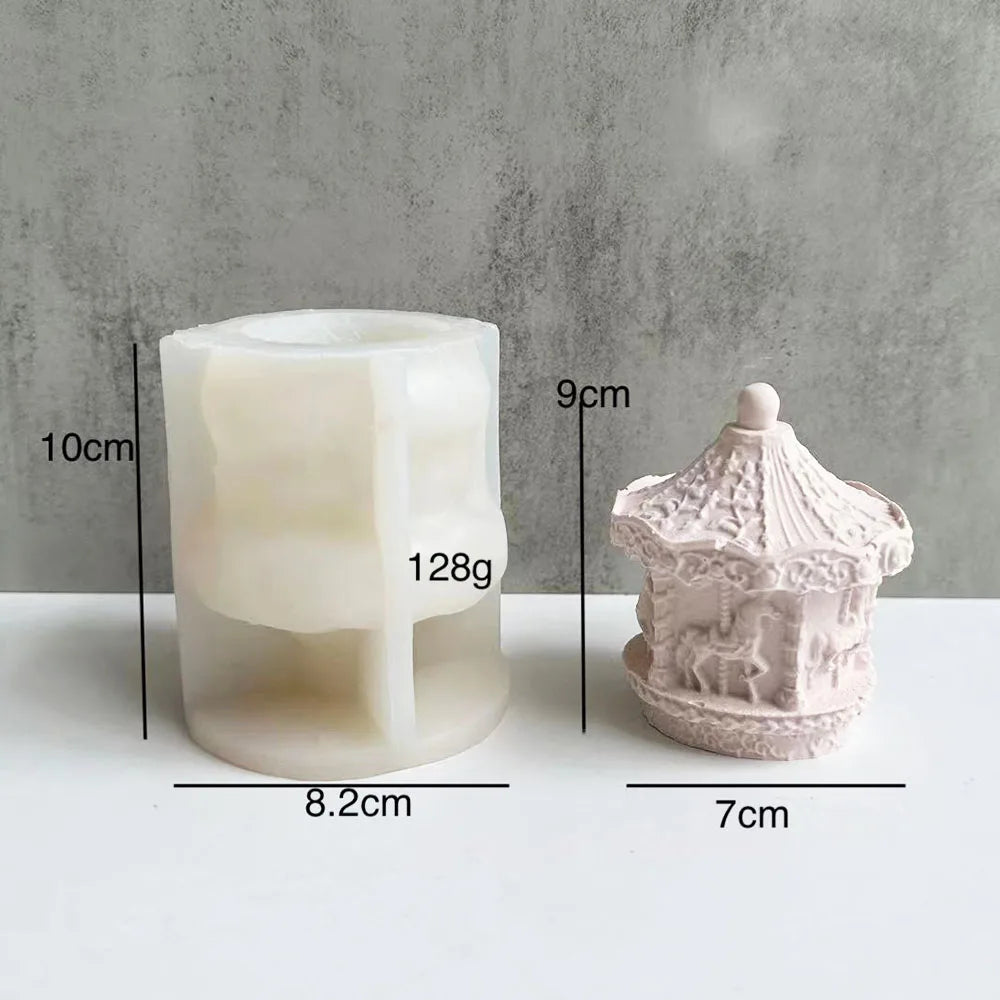 Carousel Silicone Candle Mould
