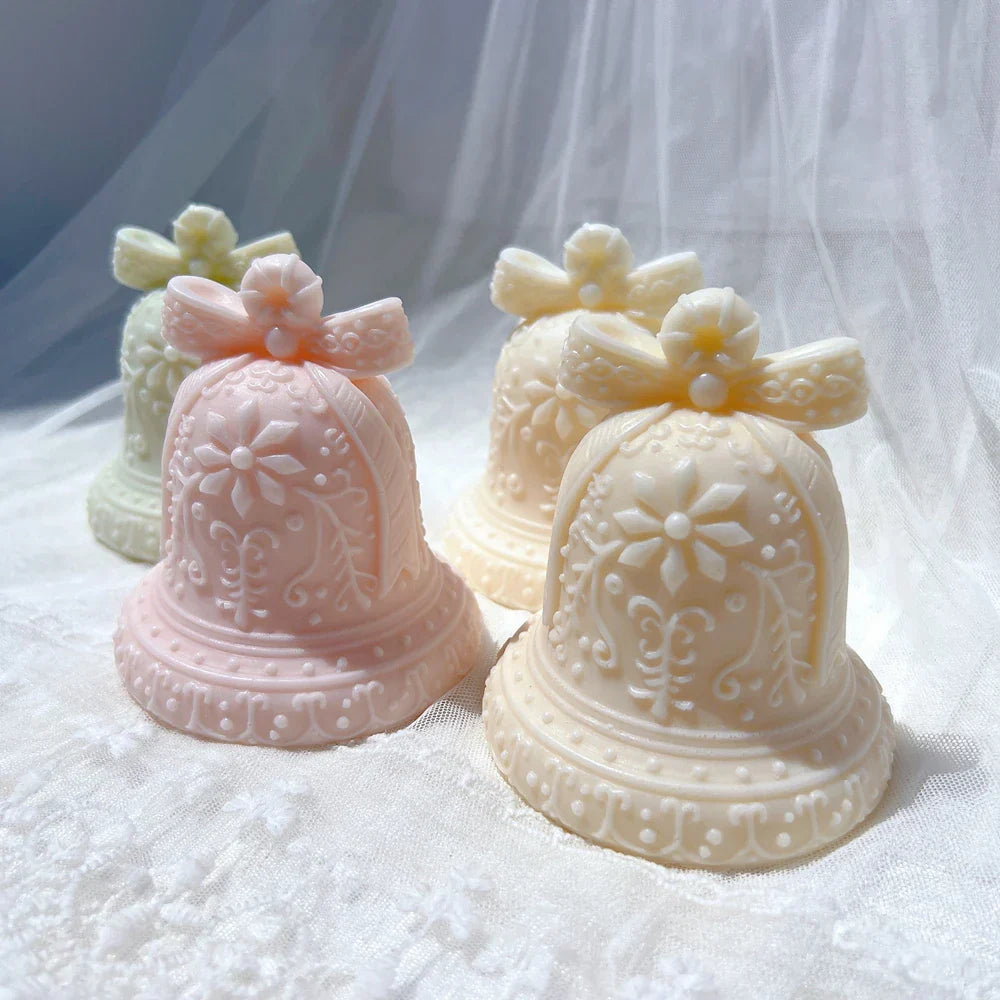 Christmas Gingerbread Bell Candle Mould