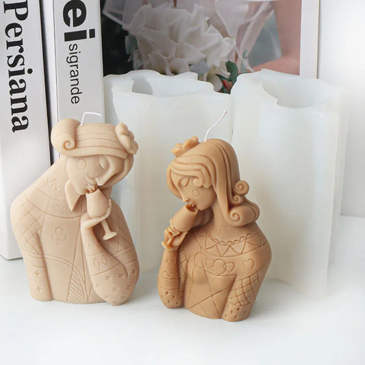 Wine Smelling Poker Male and Female Candle Mould DIY