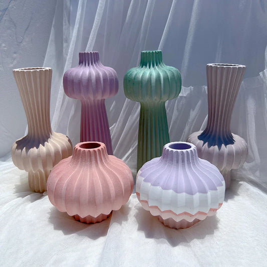 DIY Geometric Vase Silicone Mould for Flower Pots