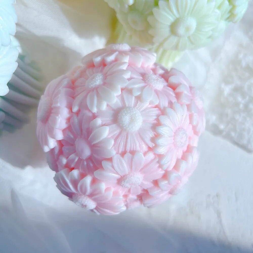 Daisy Flower Bouquet and Calla Lily Flower Bouquet Candle Mould