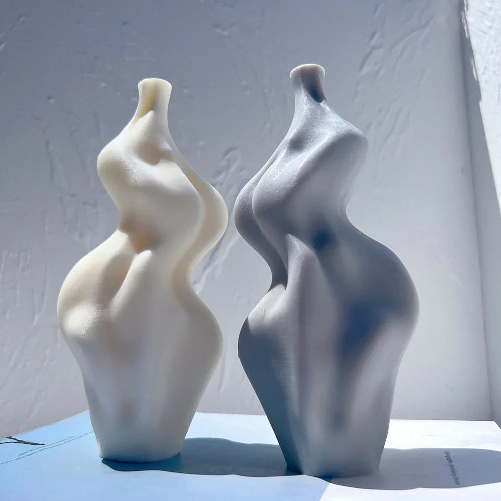 Irregular Geometric Sculptured Candle Silicone Mould