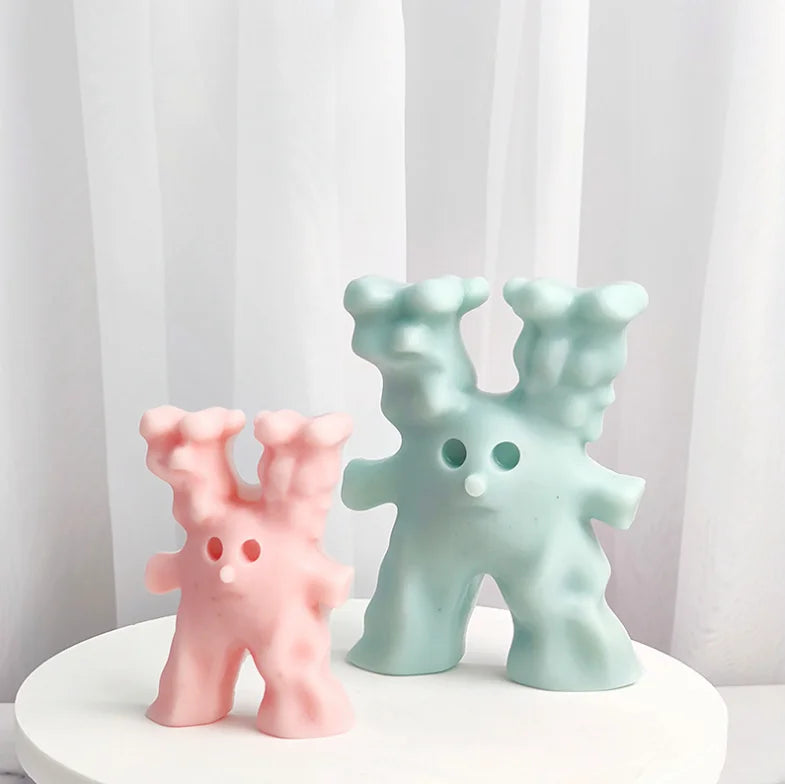 Snowman Monster Candle Silicone Mould