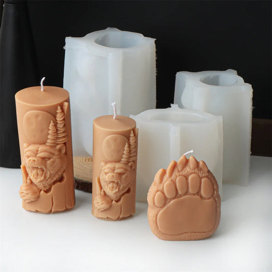 Bear Paw Candle Mould