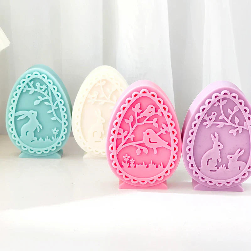 Easter Rabbit Silicone Candle Moulds