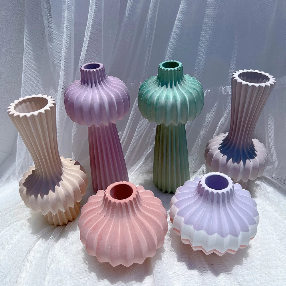 DIY Geometric Vase Silicone Mould for Flower Pots