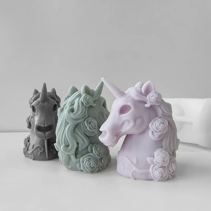 Unicorn Silicone Candle mould