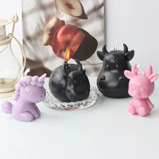 Cartoon  Candle Mould Silicone