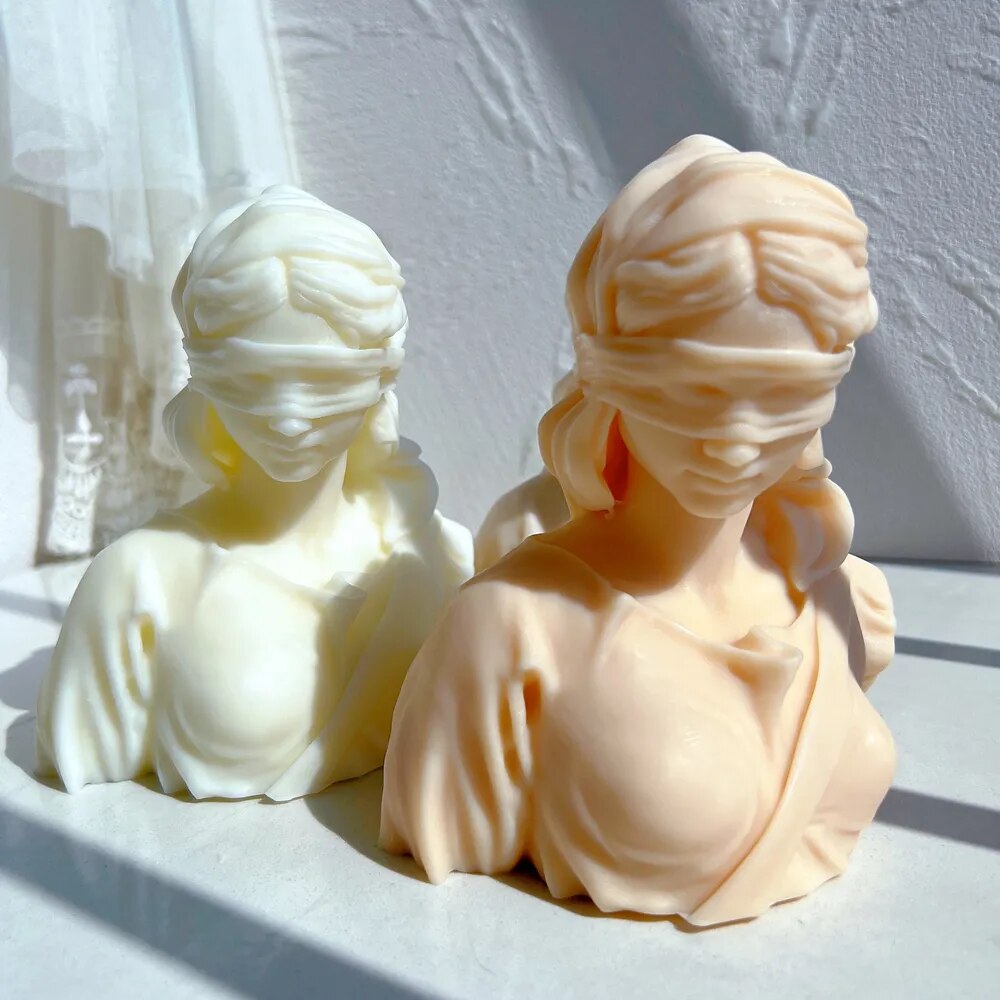 Lady Justice Candle Mould