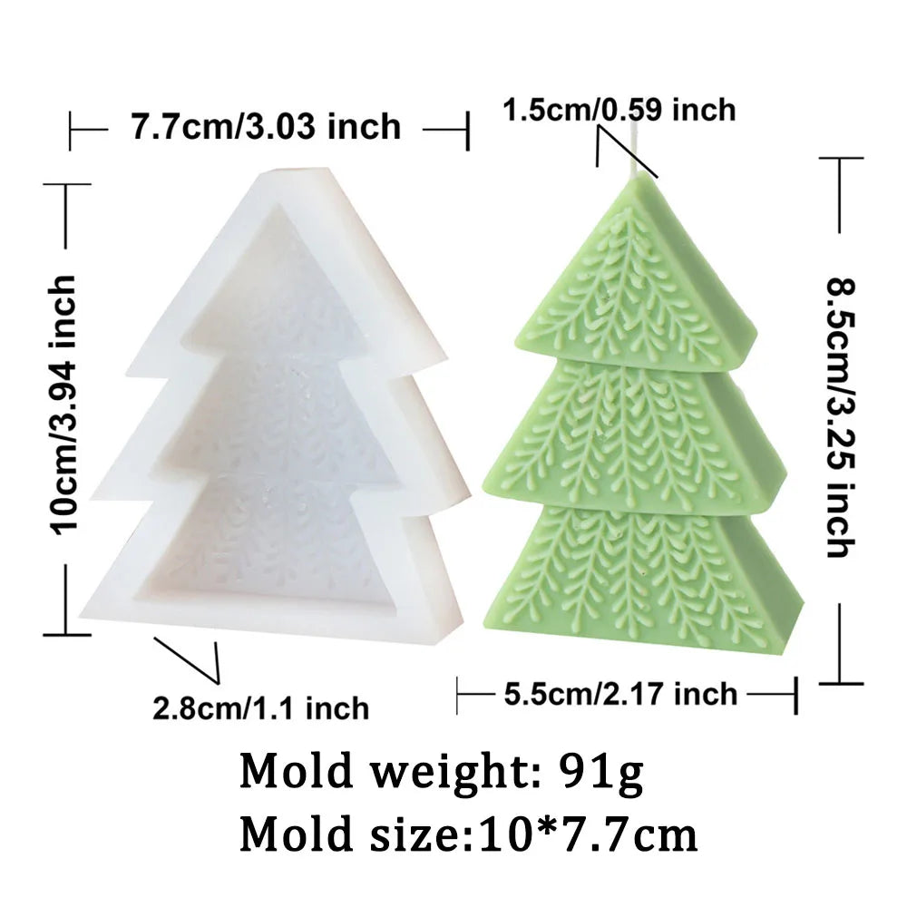 Holiday Hideaway Silicone Candle Moulds