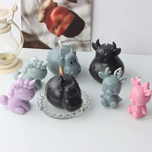 Cartoon  Candle Mould Silicone