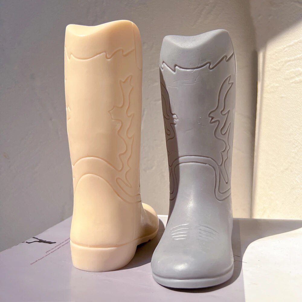 Cowboy Boot Candle Mould