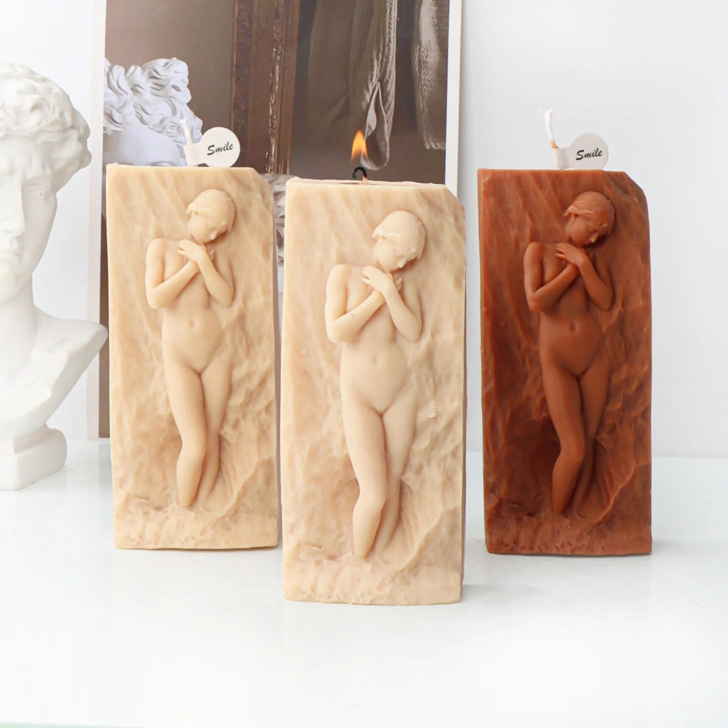 Beauty Relief Candle Mould for Handmade Candle
