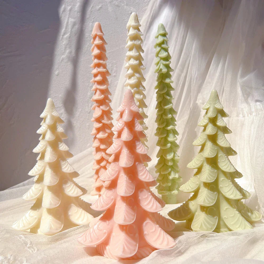 Taper Christmas Tree Silicone Candle Moulds
