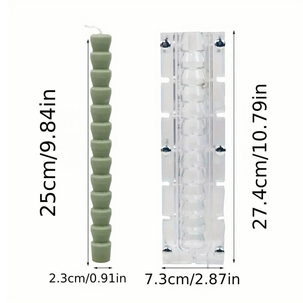 Bubble Pillar Acrylic Moulds for Candle