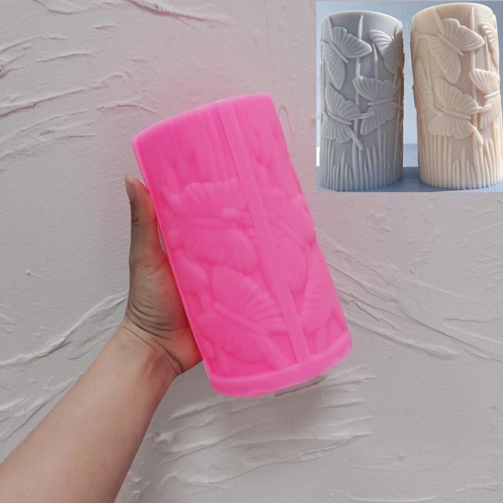 Butterfly Pillar Candle Moulds