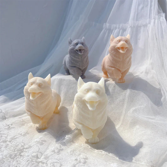 Welsh Corgi Pembroke Dog Candle Mould
