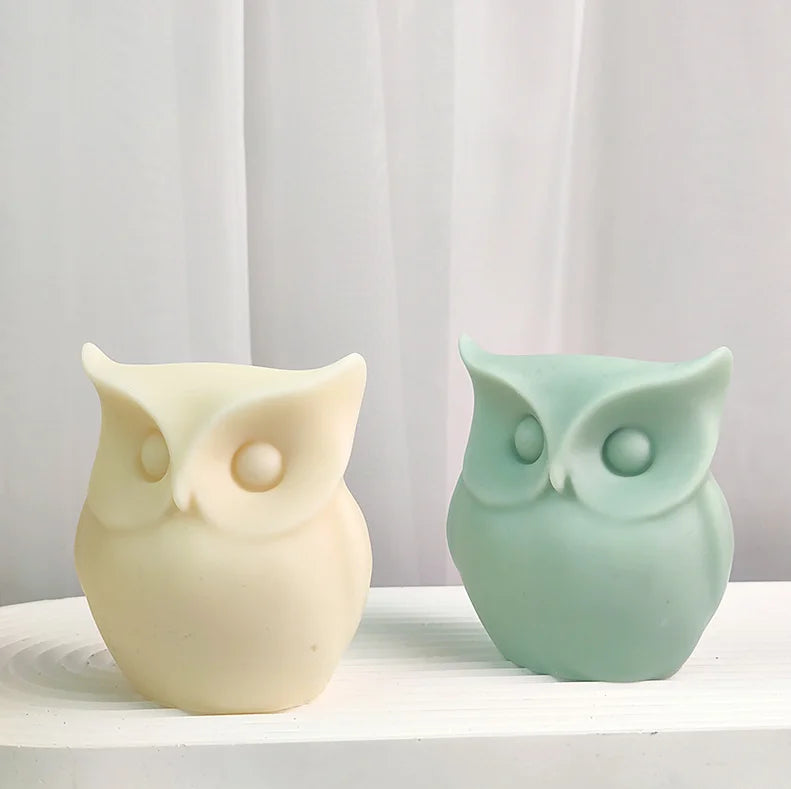 Cute Owl Candle Mould