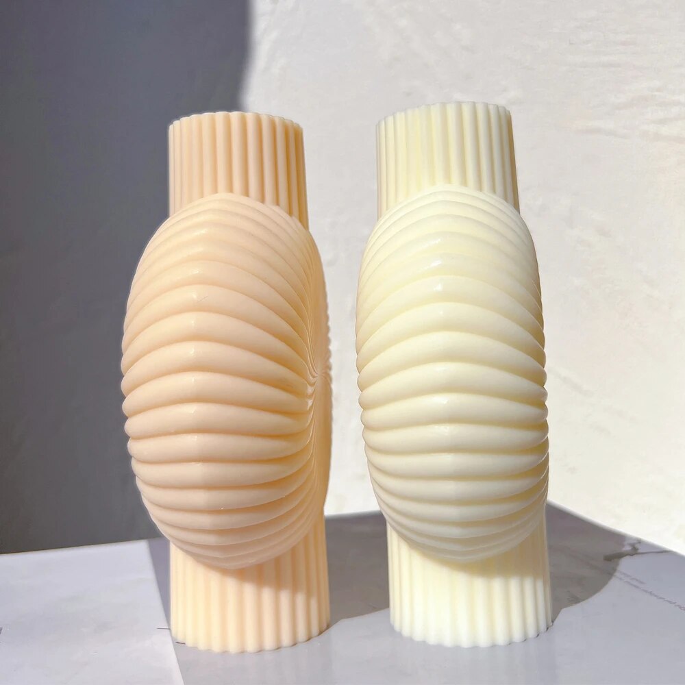 Swirl Vase Candle Mould