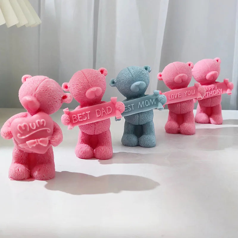Confession Bear Silicone Candle Mould