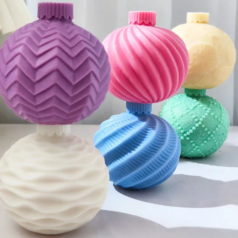 Christmas Ball Candle Silicone Mould