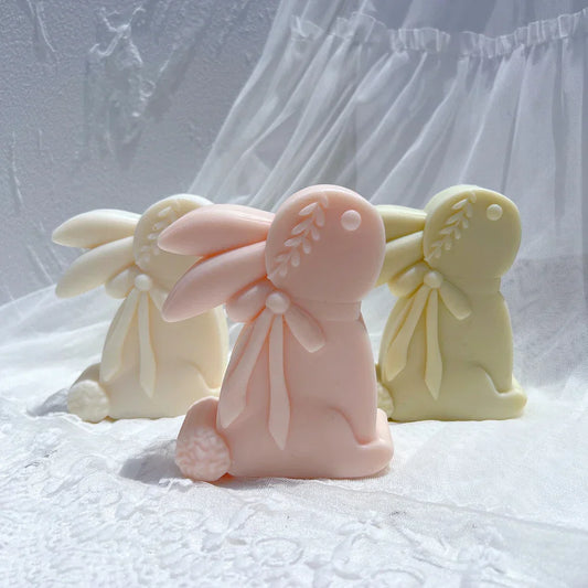 Cute Rabbit Silicone Candle Mould