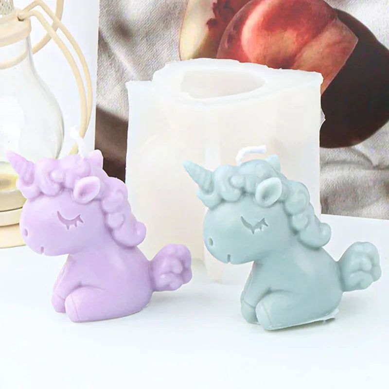 Cartoon Candle Mould Silicone