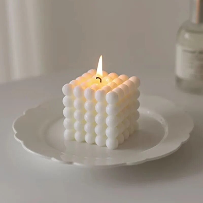 Multi Size Bubble Cube Candle Mould