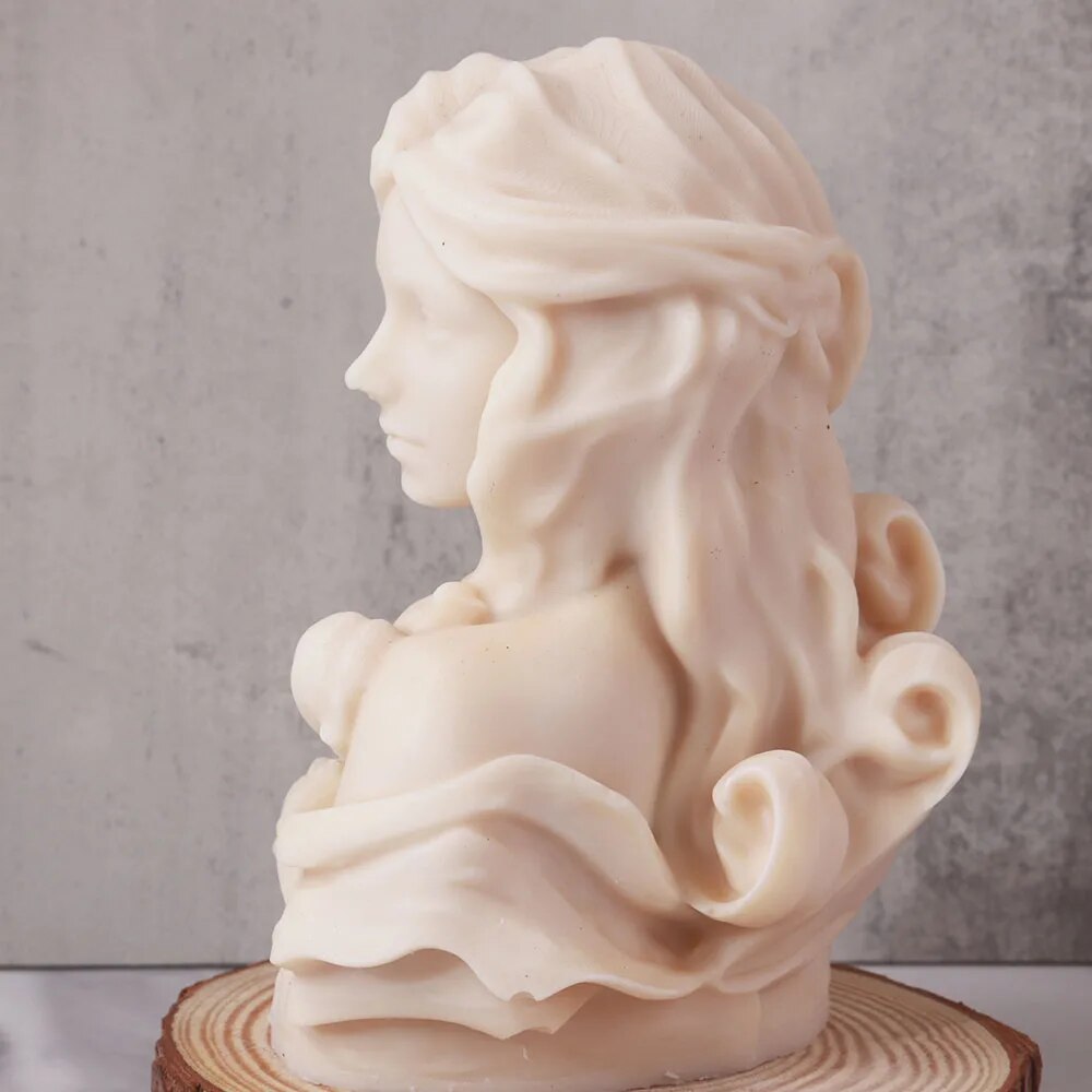 Greek Goddess Queen Candle Mould