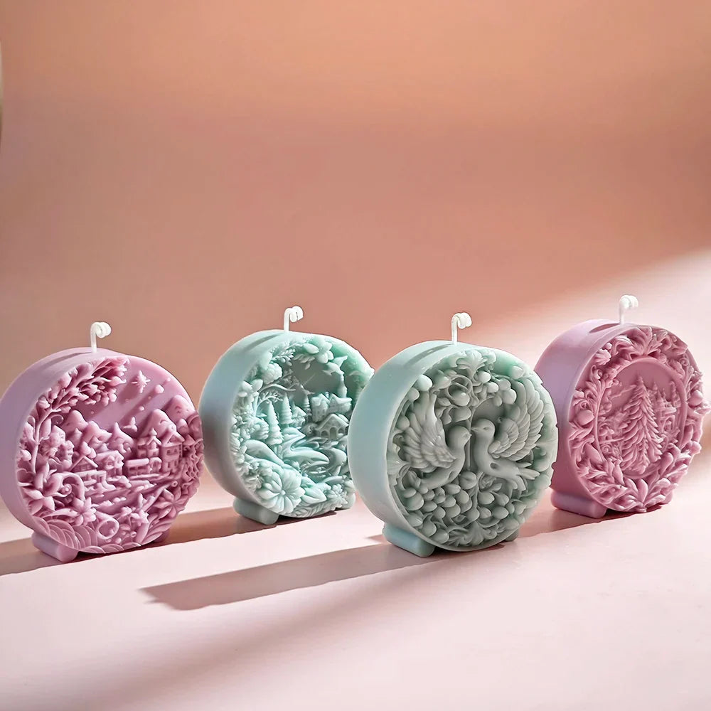 Secret Realm Christmas Forest Moulds for Candle