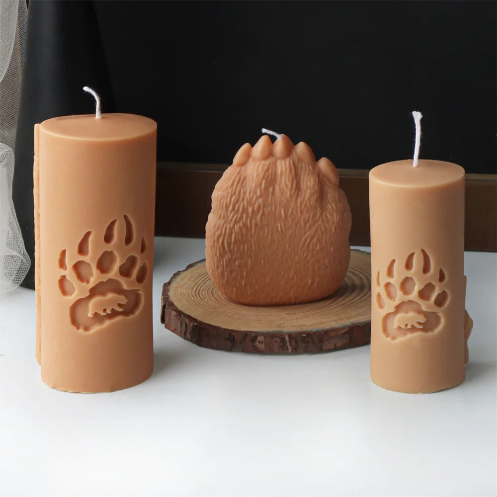 Bear Paw Candle Mould