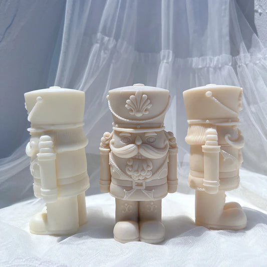 Shorty Nutcracker Statue Silicone Candle Mould