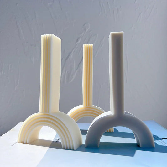 W and Y Shape Silicone Candle Mould