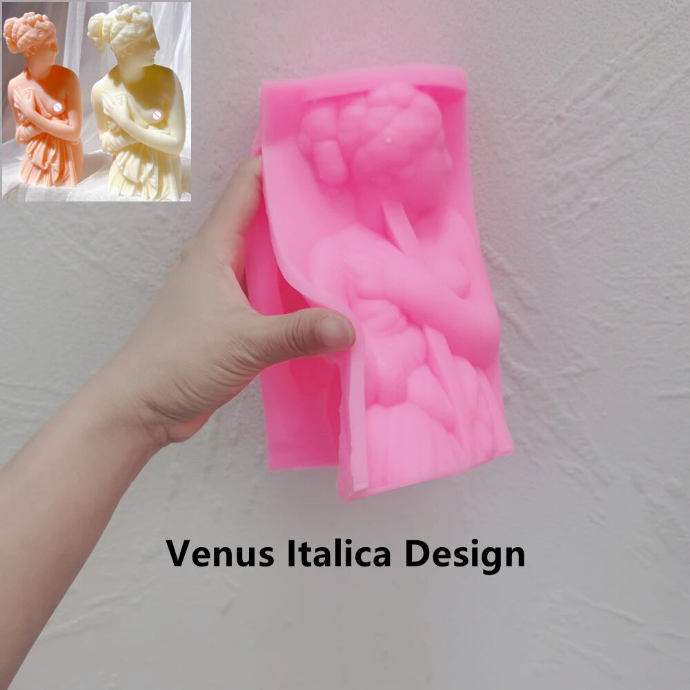 Venus Italica Statue Candle Mould