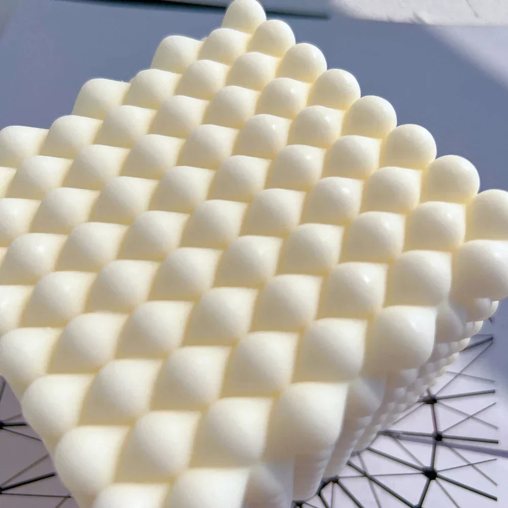 Geometric Square Raindrop Cube Candle Mould