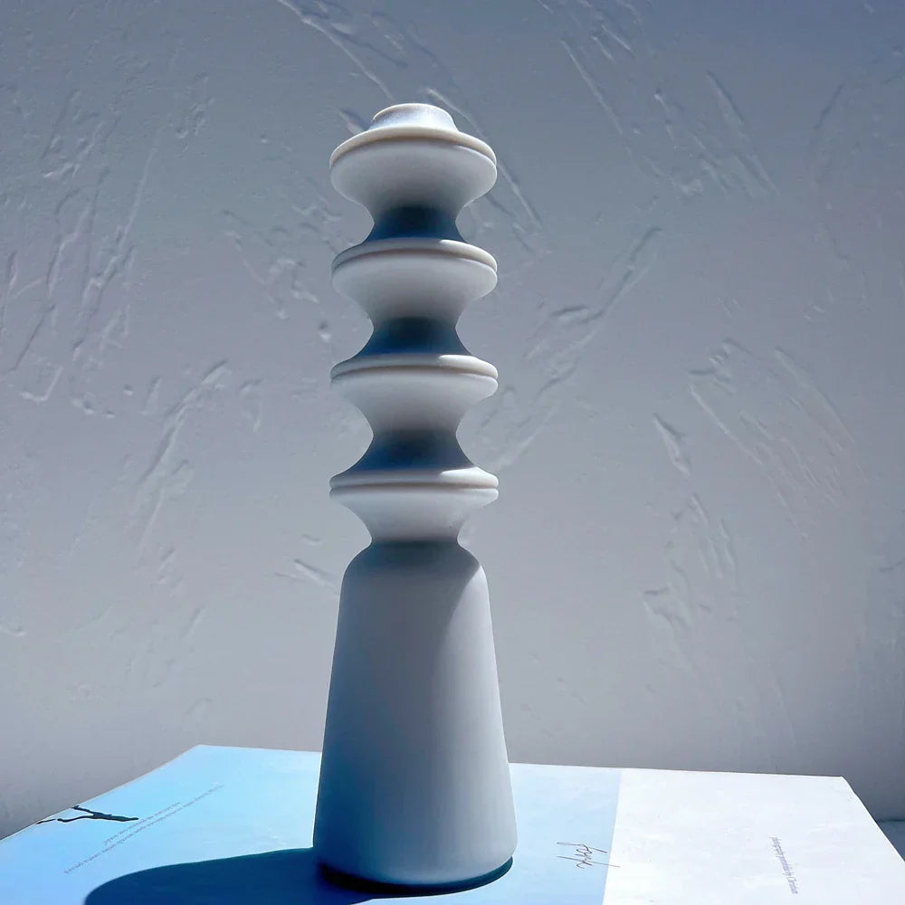 Cylindrical Geometric Pillar Candle Silicone Mould