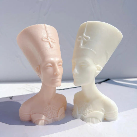 Nefertiti Egyptian Statue Silicone Candle Mould