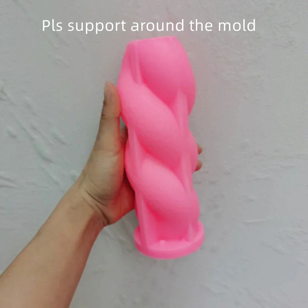 Knot Pillar Candle Mould