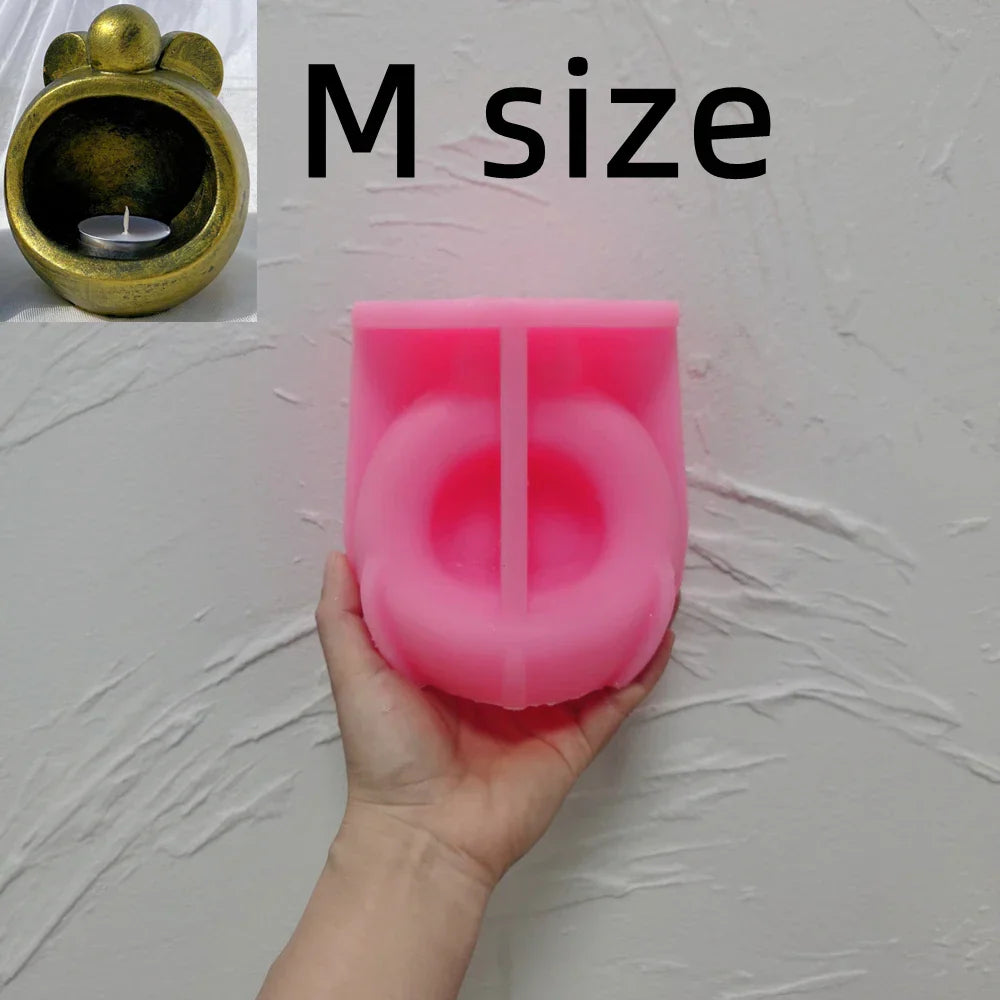 Angel Tea Light Candle Holder Silicone Candle Mould